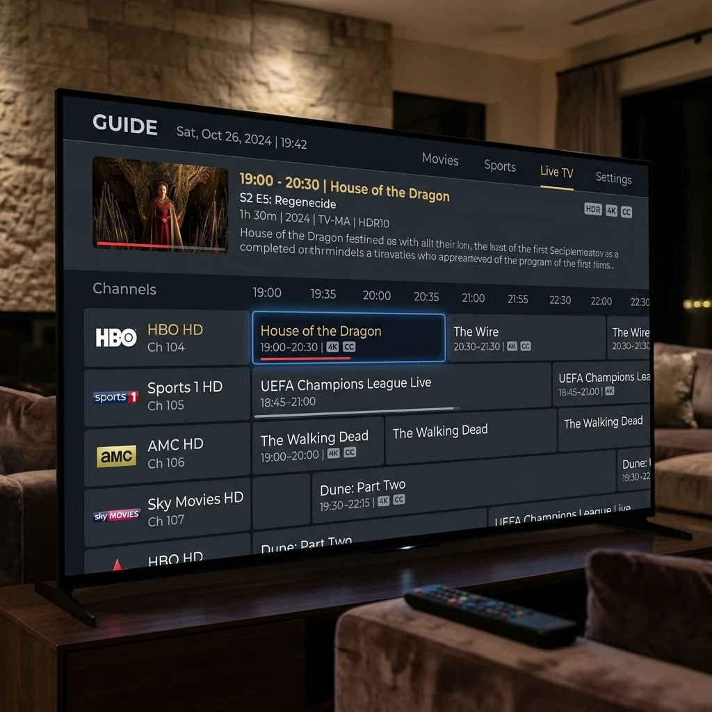 Guia de Programação Teste XCIPTV